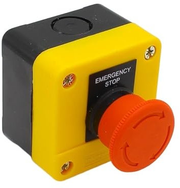 Interruptor pulsador de parada de emergencia 1NO+1NC