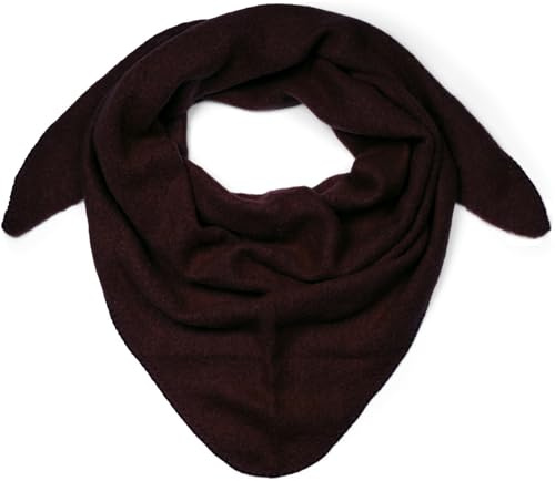 styleBREAKER Damen XXL Strick Dreieckstuch Viskose Wolle Mix | Leicht meliert, 188x80 cm Maß für flexible Stylings (als Schultertuch oder Cape), 80 % Naturfaser und 20 % Alpaka-Anteil.