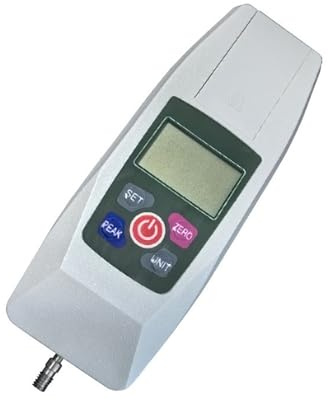 Macchina per prove di trazione, Misuratore di forza digitale, spinta e trazione, N LB Kg Oz, dinamometro portatile con promemoria acustico for uso industriale(500)