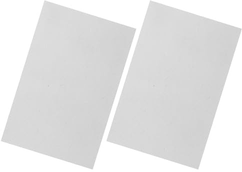 Pannello Isolante 11, 8x8 Pollici in Fibra Ceramica 2 Pezzi | Bianco, per Stufa a Legna e Forno, Stabile ad Alte Temperature, Ritardo di Fiamma