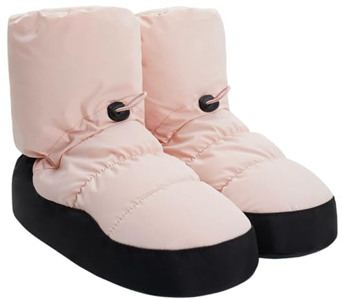 Ginwrek Botines de baile para niñas botines de ballet antideslizantes con cordón ajustable para mujer tallas 38-39