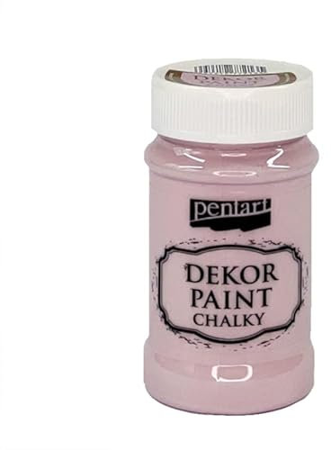 Zita 's Creative Dekor Paint Soft Mate 100 ML – Viktorian Rosa. Tiza Color, Vintage Color, Mate Color para Manualidades, Color, Pintura acrílica,