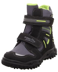 superfit Husky Imbottitura Calda In Gore-Tex, Stivali Da Neve Bambini e ragazzi, Nero (Nero/Verde 03), 25 EU