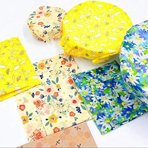 Beeswax Wraps | Sandwich Wraps | Reusable Wraps | Food Wrap | 3 Pieces