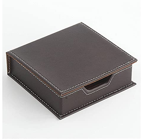 sararui Visitenkartenetui Visitenkarteninhaber PU-Leder-Visitenkarten-Koffer-Geschäfts-Karten-Karten-Visitenkarten-Aufbewahrungsbox Schwarzbraun Visitenkartenhalter (Color : Brown)