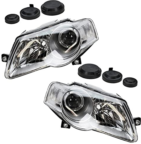 ATEC Germany 2x faros Faros delanteros Faros principales izquierda + derecha Compatible con VW PASSAT B6 (3C2), PASSAT B6 Variant (3C5)