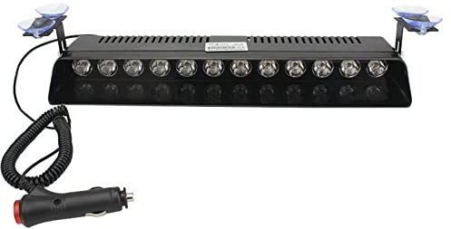 PNNNU Luces Estroboscópicas De Coche 12LED Luces Intermitentes De Policía 12W Luz De Advertencia De Emergencia 12V para Coche,Azul