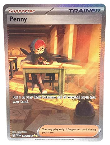 Pokemon - Penny 252/198 - Scarlet & Violet - Special Illustrator Rare - Full Art