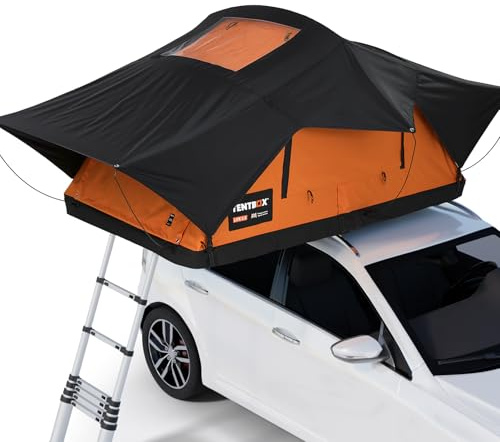 TentBox Autodachzelt Lite - TentBox Autodachzelt, Vier Jahreszeiten, Autocamping - Zeltdachbox mit Oberlicht, um die Sterne zu beobachten - 2 Minuten Aufbau.