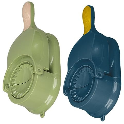 PRETYZOOM Stampo per Ravioli 2pezzi in Pp Leggero Design Rotondo e Funzionamento Semplice, Utensile da Cucina fare Gnocchi e Pasta Fatta in Casa