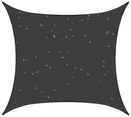 HUJZJY Tenda a Vela Ombreggiante Impermeabile Rettangolare 6x8m, Tenda Parasole Vela Ombreggiante Rettangolare, Tenda a Vela Ombreggiante, per Giardino Balcone Terrazza