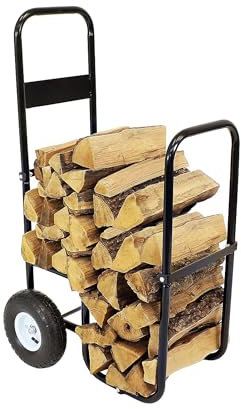 Sannover Rollwagen für Holzscheite mit pneumatischen Rädern