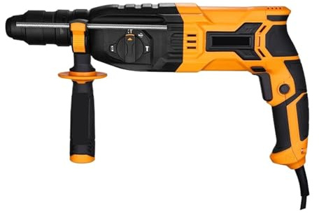 MZZYG Martelli rotanti Martello Perforatore Elettrico A 4 Funzioni Accessori Rotanti Multifunzionali Martello Demolitore Elettrico Trapano A Percussione
