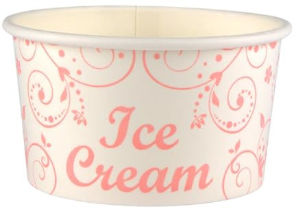ThinkBio® COPPETTA PER GELATO LINEA OK 240 ml - 1 cartone da 20 file da 50 coppette