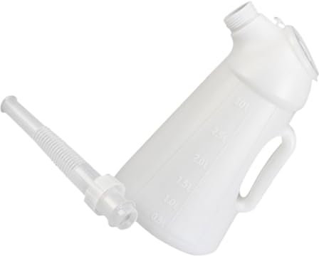 HAWILLOSCH Spender Handpumpe 1 2 L Motorölflasche Nachfüllbarer Ölvorratskessel