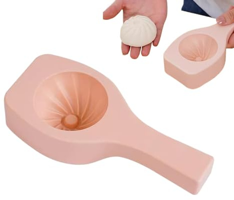 Baozi Maker Machine, D-I-Y Steamed Bun Mold, Dumpling Momos Maker Mold, Chinese Style Baozi Mould, Homemade Bao Buns Kitchen Gadget Tool, Moon Cake Molds/Plum Flower Shape Cookie Stamps