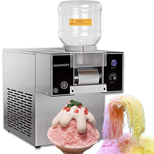 Macchina Elettrica Cono Neve,Macchina per Il Ghiaccio Commerciale Con Fiocchi Neve,Macchina per Il Ghiaccio Tritato Coreana,Tritaghiaccio,Raffreddamento Ad Aria,Velocità Regolabile,A-750W