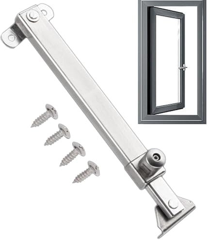 Fönsterhållare, fönsterlås med vinge – fönsterspärr | Fönsterlås för fönster av aluminiumlegering, träfönster, järnfönster, nr
