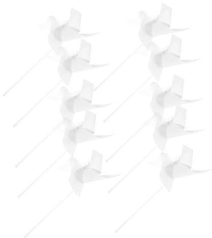SOIMISS Molinos De Viento De Papel para Pintar para Niños, Tamaño Mediano, 24 Piezas, Juguetes Educativos DIY para Jardín De Infantes y Actividades Creativas Al Aire Libre