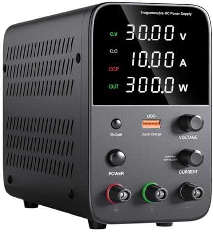 Fuente de alimentación variable 0-30V/60V/120V 0-10A, fuentes de alimentación ajustables con protección contra sobrecorriente. Características