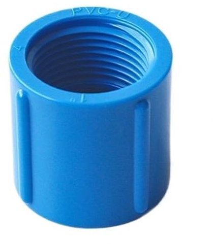 Connettore filettato femmina in PVC da 2 pezzi, adattatore dritto/a T for tubi, giunto robusto in PVC for l'approvvigionamento idrico(Green,1inch)