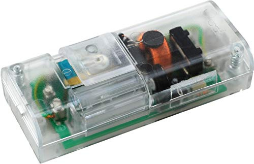 EHMANN 2100 x 0700 - Regulador de intensidad de cable T21.07, transparente, corte de fase, 230 V, 50 Hz, potencia: LED 3-35 W, 7-110 W/VA