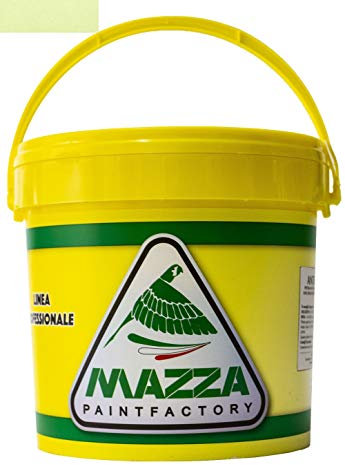 MAZZA Pittura Decorativa Per Interni Brillantinata Glitterata Lt 5 Dusk Colorificio Vernice Brillantini Glitter Muro Idropittura Murale Colorata (Verde Prato Chiarissimo Dk4069)