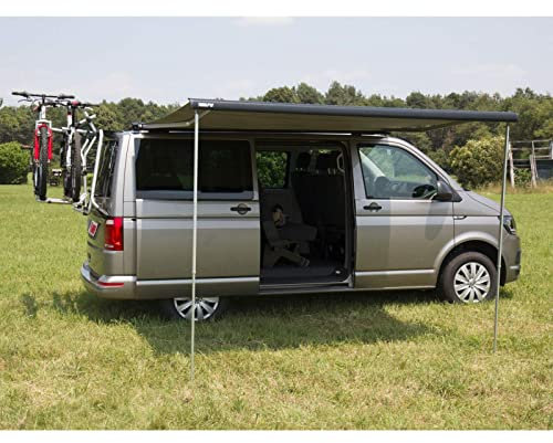 Markise F40 Pro Deep Black | RoyalGrey | 270cm Breite | Auszug 225cm + Kit T5 T6