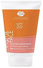 FLOR DEL PIRINEO SCHUSSLER Natur Sonnenschutzcreme SPF20 100 ml, Schwarz, Standard