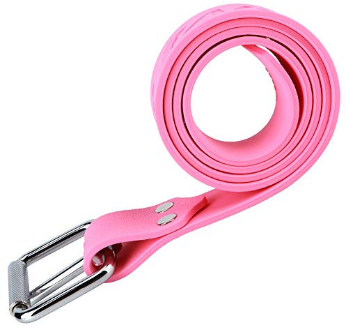Tauchzubehör Tauchgewicht Gürtel 1 Stück Pink mit Schnellverschluss Schnalle für Damen und Herren (Tauchgürtel)