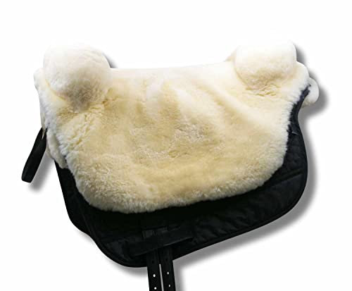 AMKA Fellsattel Alvaro Pony spanischer Stil Lammfell Sattel baumlos Bareback Pad Pony