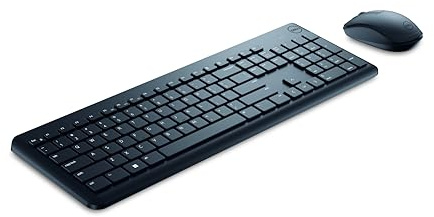 Dell KM3322W kabellose Tastatur und Maus – Französisch (AZERTY) | Gewicht mit Verpackung: 830,09 g, Tastaturtyp AAA