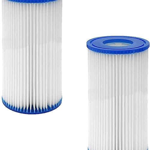 LATRAT 2 Stück für FD2138 BESTWAY Filter Patrone für Täglichen Pool Pflege Filter-Kartuschen für Pumpen, für Patronen-Poolfilter-Vakuumreiniger Pumps