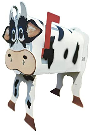 Einzigartiger Hühner-Kuh-Pferd-Briefkasten aus Metall zur Wandmontage, wetterfest, Bauernhof-Tier-Briefkästen, Garten, Kunsthandwerk Dekoration, draußen,