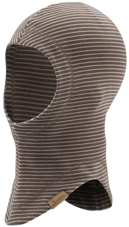 Sterntaler Schalmütze Unisex - Baby und Kinder Mütze aus warmen Microfleece - Winter Balaclava, Schlupfmütze - dunkelgrau, 51