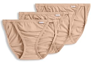 Jockey Women's Underwear 100% Cotton Elance String Bikini - 3 Pack, Light, 5