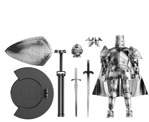 Figure d'azione medievale, Action Figure Multi-giunto - Action figure del modello di robot a tutto corpo medievale - Desktop mobile figurina decorazione con base staccabile per libreria, capezzale