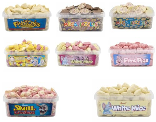 Hannah’s Chocolate – 2 Tubs of Classic Treats – Pick Your Own Favourites – Custom Sweet Tubs – Bulk Chocolate Sweets for Kids & Adults – Party, Gift or Snack Box