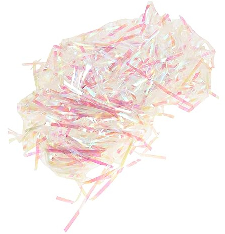 OSALADI Iridescent Silk Shred Filler for Boxes 20G 3MM Cut Paper for Party Supplies and Decorations for Holidays and Special Occasions