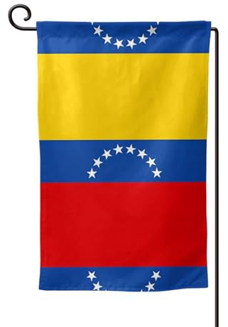 Bandera de Venezuela para exteriores, bandera duradera para patio, decoración de verano, perfecta para jardín y patio al aire libre