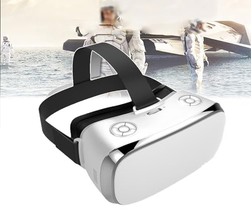 Gafas de realidad virtual 3D con gamepad, visor de películas y juegos de 360°, seguimiento de cabeza y vista envolvente para una experiencia inmersiva