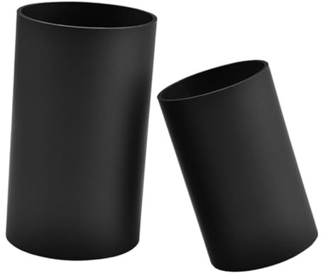 ULTECHNOVO Soportes Para Utensilios De Cocina 2 Piezas Grande y Pequeño, Cubeta Para Cubiertos Estilo Retro, Plástico Resistente, Diseño Funcional, Para Uso Doméstico y Organización Cocina