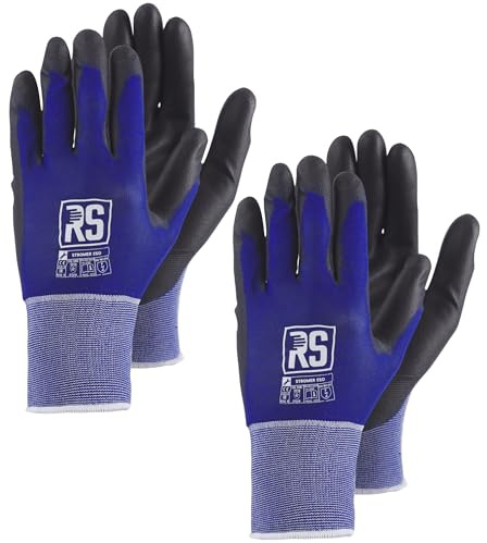 RS STROMER ESD Antistatik Handschuhe | 2 Paar Gr.10 | Elektronik Montagehandschuhe | Carbon Faser Electrostatic-Handschuh