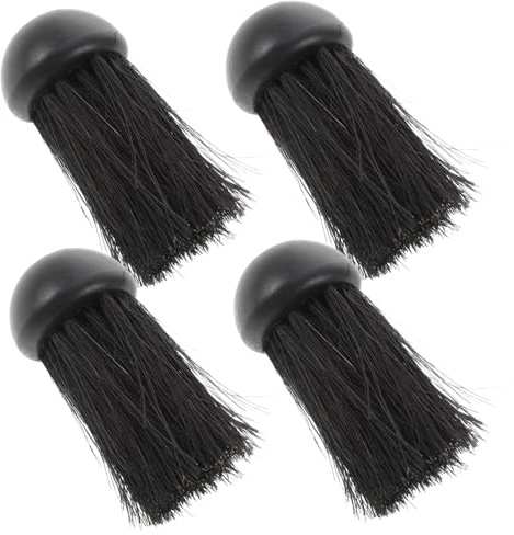 Mikinona 4pièces Brosse De Nettoyage pour Cheminée Outil pour Éliminer Cendres Brosse Polyvalente pour Nettoyer Accessoires De Cuisine Cheminée