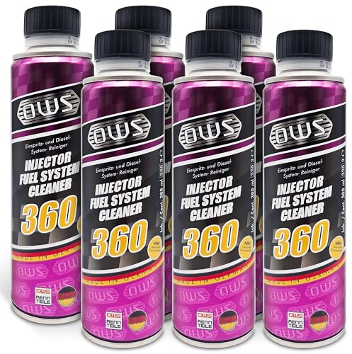 Flotex OWS 360 Injector Fuel System Cleaner Diesel Additiv 6x300ml | Reinigt Einspritz- & Dieselsystem vom Tank bis zum Brennraum | Dieselsystemreiniger verhindert Ablagerungen & Oxidation