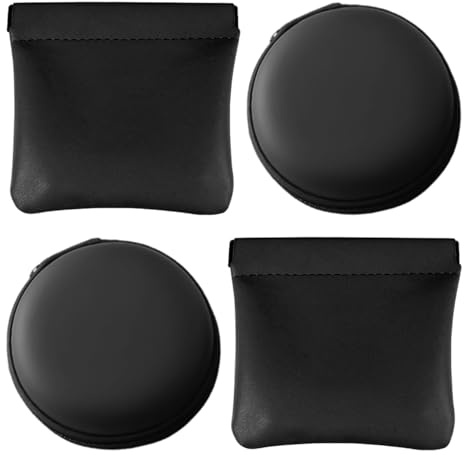 OAOSDH 4 Sacs De Rangement, Sac De Protection pour Bouchons d'oreilles pour Écouteurs, Sac De Collecte De Pièces, Étanche Et Résistant Aux Rayures, Stockage De Clé De Câble De Données.