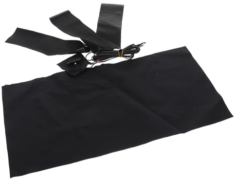 DINHEAROM Piastra Riscaldante Elettrica in Materiale Carbonioso con Regolazione del Calore e Riscaldamento Rapido per Cuscini e Guanti Colore Nero per Abbigliamento Invernale
