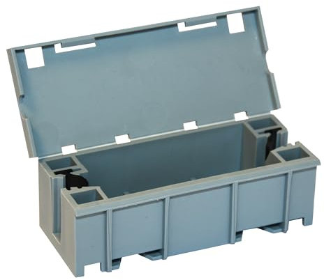 WAGO WAGOBOX Light Junction Box, Suitable for WAGO 221-2411, & 224 series, for Multicore Cables, max. 4 mm² Connectors, up to 24 Amp, 400 Volt, 207-3303, Grey, Pack of 1