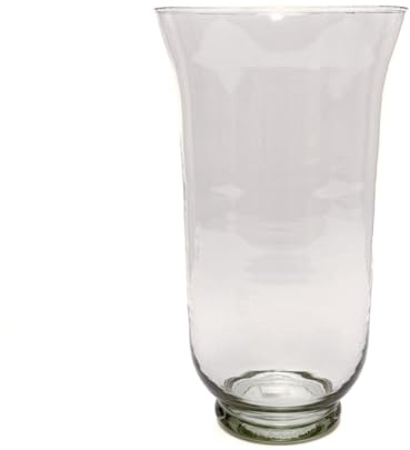 INNA-Glas Tischlicht Glas LEA auf Standfuß, klar, 40cm, Ø 22cm