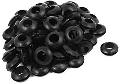 Aexit Gommini passacavo di protezione per cavi elettrici in gomma Armature Bar 8mm Diametro interno 68pcs ner-o ID: 944142